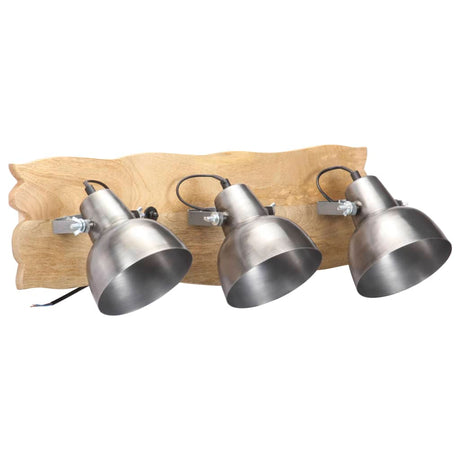 Industrial Wall Lamp 68X23 Cm E27 Mango Wood