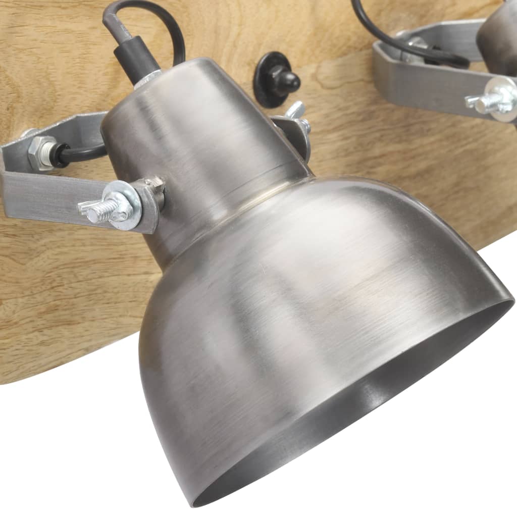 Industrial Wall Lamp 68X23 Cm E27 Mango Wood