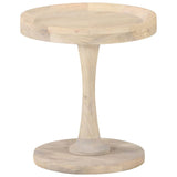 Side Table Ø40X45 Cm Solid Mango Wood