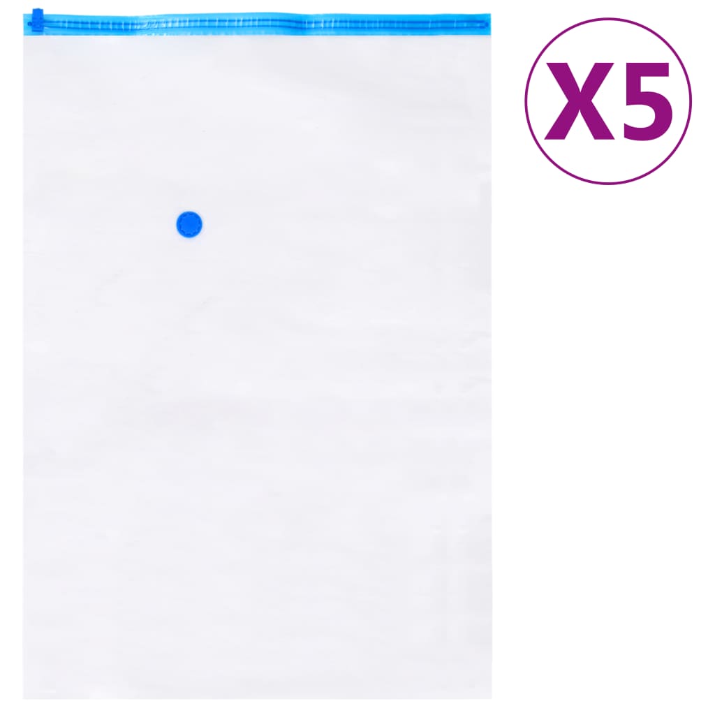 Vacuum Travel Storage Bags Clothing Bags 2 Sizes 10 Pcs