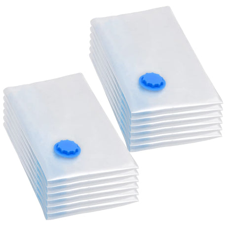 Vacuum Travel Storage Bags Clothing Bags 2 Sizes 10 Pcs