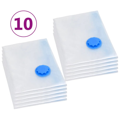 Vacuum Travel Storage Bags Clothing Bags 2 Sizes 10 Pcs