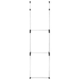 Telescopic Wardrobe System with Rods Aluminium
