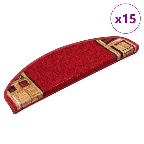 Stair Mats Self-Adhesive 5 Pcs 65X21X4 Cm