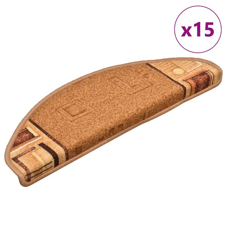 Stair Mats Self-Adhesive 5 Pcs 65X21X4 Cm