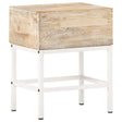 Bedside Table 40X30X50 Cm Solid Mango Wood