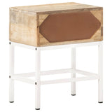 Bedside Table 40X30X50 Cm Solid Mango Wood