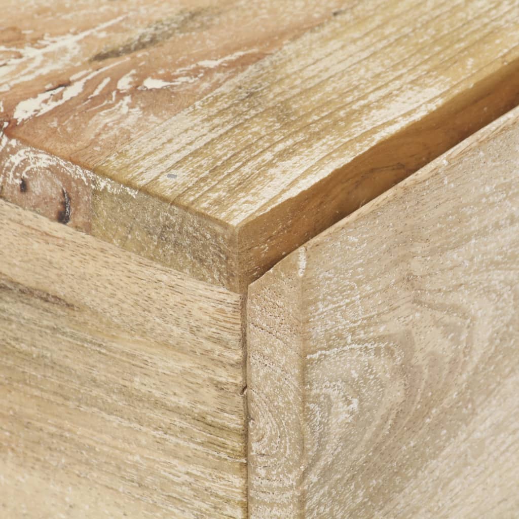Bedside Table 40X30X50 Cm Solid Mango Wood