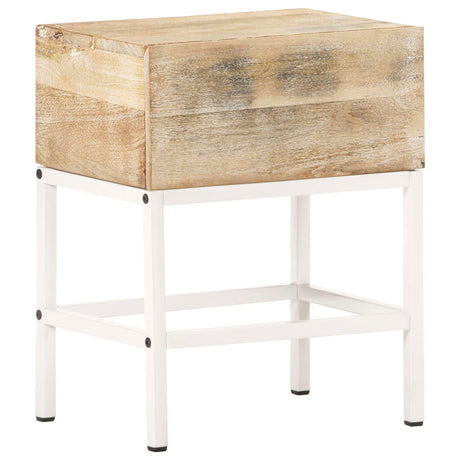 Bedside Table 40X30X50 Cm Solid Mango Wood