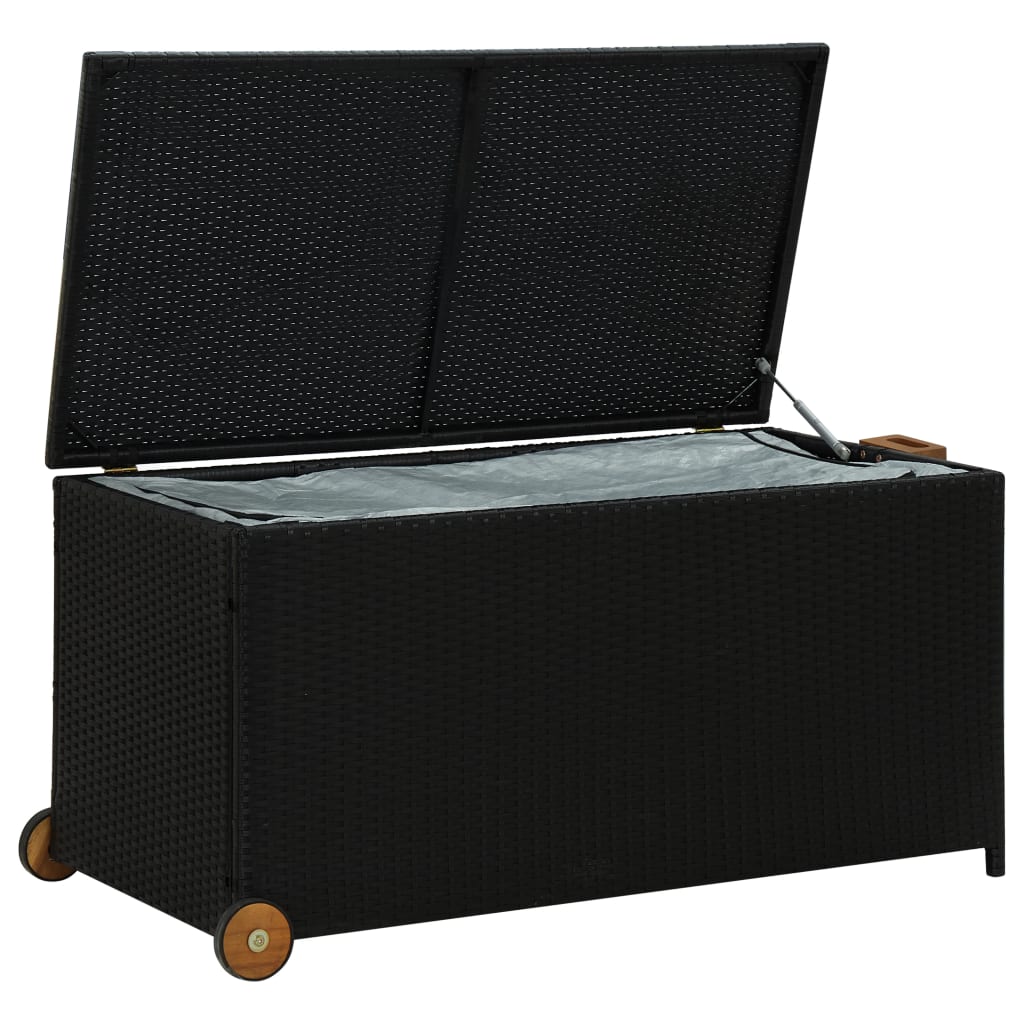 Garden Storage Box 120X65X61 Cm Poly Rattan