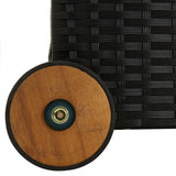 Garden Storage Box 120X65X61 Cm Poly Rattan