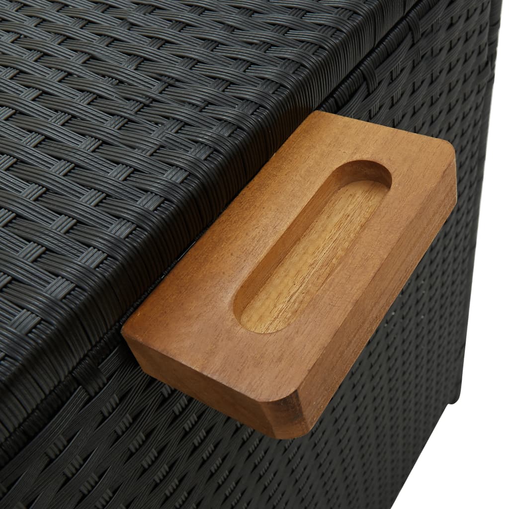 Garden Storage Box 120X65X61 Cm Poly Rattan
