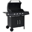 Gas Barbecue Grill 4+1 Cooking Zone Stainless Steel