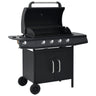 Gas Barbecue Grill 4+1 Cooking Zone Stainless Steel