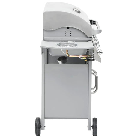 Gas Barbecue Grill 4+1 Cooking Zone Stainless Steel
