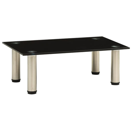 Tv Stand 60X35X17 Cm Tempered Glass