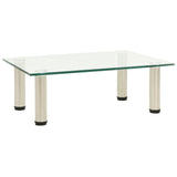 Tv Stand 60X35X17 Cm Tempered Glass