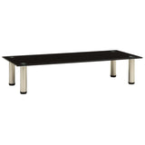 Tv Stand 60X35X17 Cm Tempered Glass