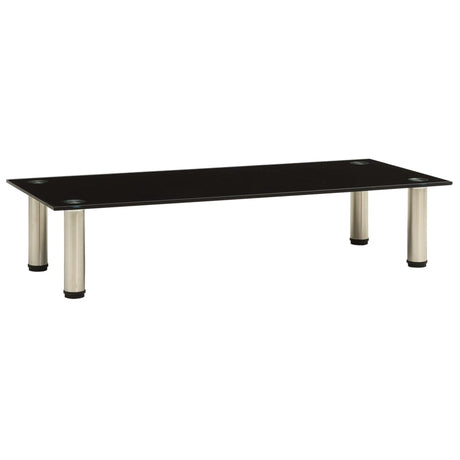 Tv Stand 60X35X17 Cm Tempered Glass