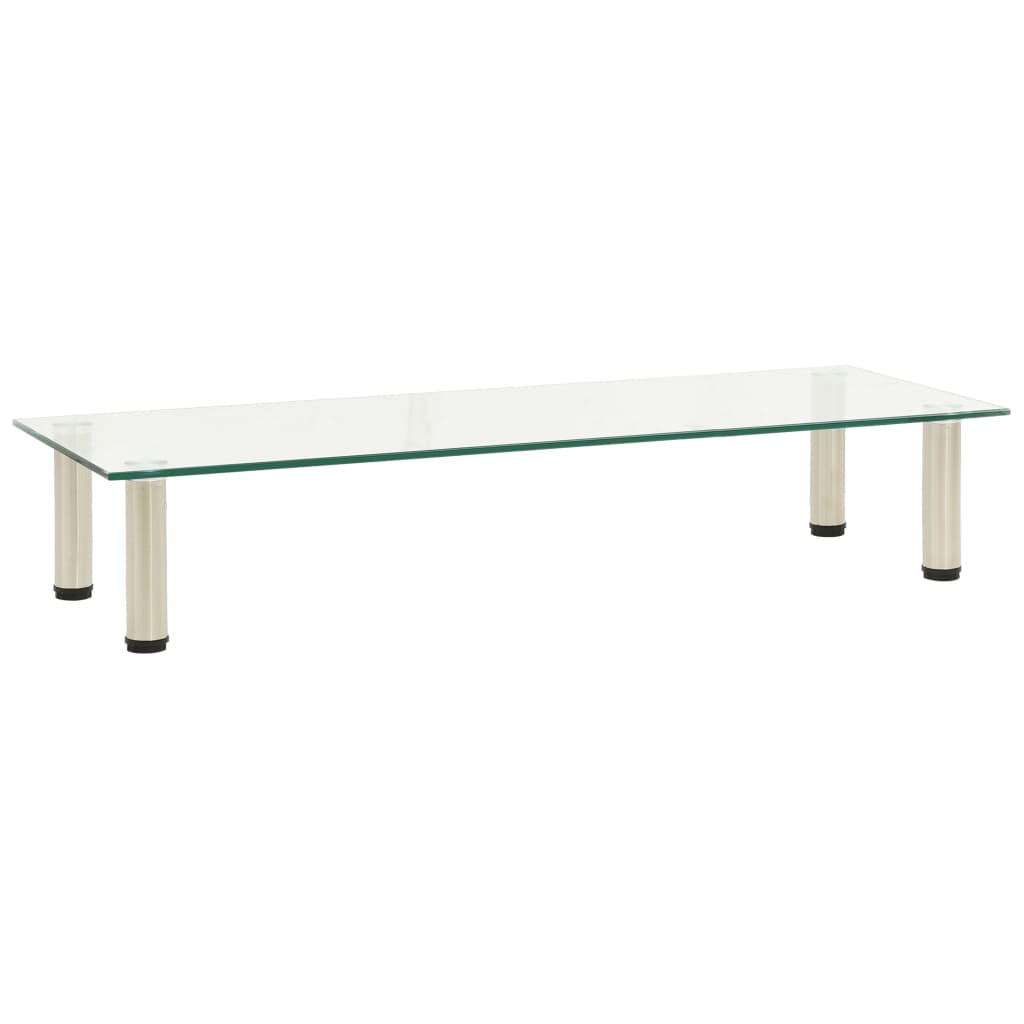 Tv Stand 60X35X17 Cm Tempered Glass