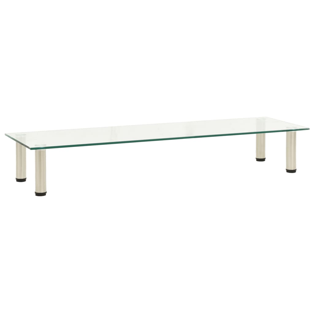 Tv Stand 60X35X17 Cm Tempered Glass