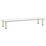 Tv Stand 60X35X17 Cm Tempered Glass