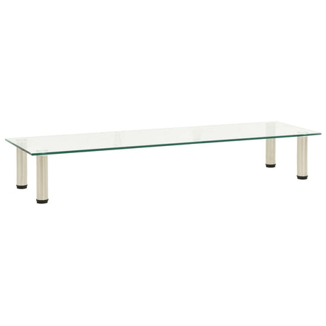 Tv Stand 60X35X17 Cm Tempered Glass