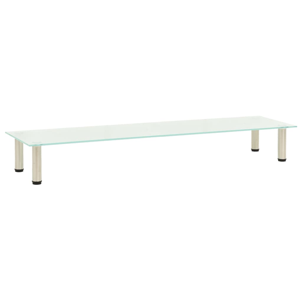 Tv Stand 60X35X17 Cm Tempered Glass