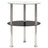 2-Tier Side Table 38X38X50 Cm Tempered Glass