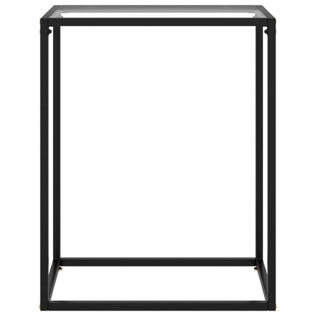 Console Table Transparent 60X35X75 Cm Tempered Glass