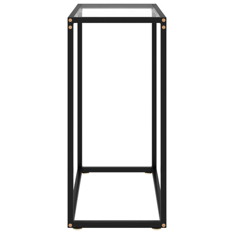Console Table Transparent 60X35X75 Cm Tempered Glass
