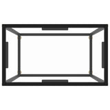 Console Table Transparent 60X35X75 Cm Tempered Glass