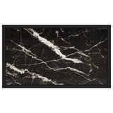 Console Table Black 60X35X75 Cm Tempered Glass