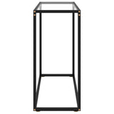 Console Table Transparent 80X35X75 Cm Tempered Glass
