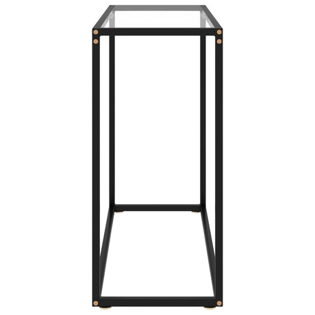 Console Table Transparent 80X35X75 Cm Tempered Glass
