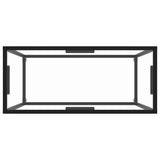 Console Table Transparent 80X35X75 Cm Tempered Glass