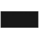 Console Table Black 80X35X75 Cm Tempered Glass