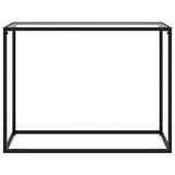 Console Table Transparent 100X35X75 Cm Tempered Glass