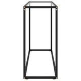 Console Table Transparent 100X35X75 Cm Tempered Glass