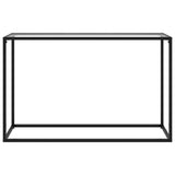 Console Table Transparent 120x35x75 cm Tempered Glass
