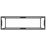 Console Table Transparent 120x35x75 cm Tempered Glass