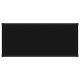 Console Table Black 80x35x75 cm Tempered Glass