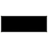 Console Table Black 100x35x75 cm Tempered Glass