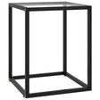 Coffee Table Black With Black Marble Glass