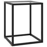Coffee Table Black With Black Marble Glass