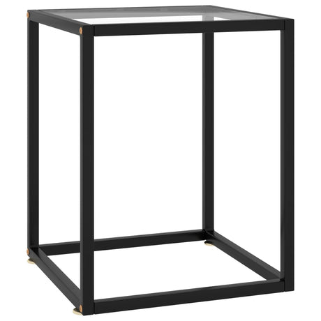 Coffee Table Black With Black Marble Glass