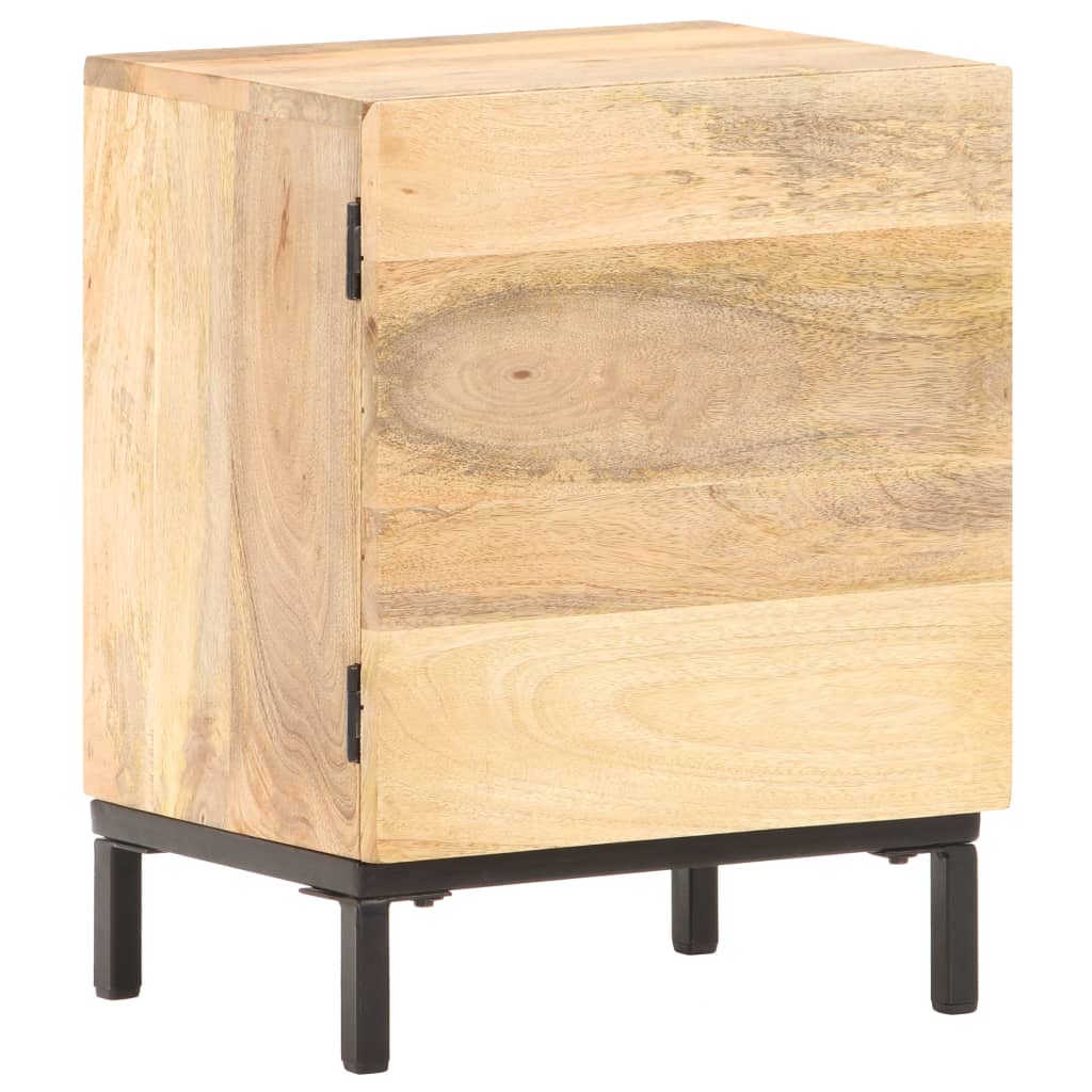 Bedside Cabinet 40X30X51 Cm Solid Mango Wood