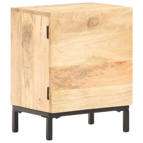 Bedside Cabinet 40X30X51 Cm Solid Mango Wood