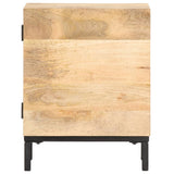 Bedside Cabinet 40X30X51 Cm Solid Mango Wood