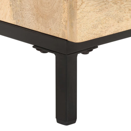 Bedside Cabinet 40X30X51 Cm Solid Mango Wood